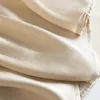 Suyadream kvinnor silke tankar 100% äkta satin o nacke ärmlös tröja Solid sommarvästar 220316