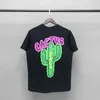 Yibo Wang Same Cactus Short Sleeve Hip Hop Loose Couple Ts Fashion Brand High Street T Shirt For Men