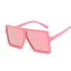 New Oversized Sunglasses Kids Square Fashion Sun Glasses Boys Girls Outdoor Big Frame Brand Eyewear Gradient Mirror 220609