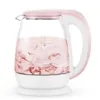 Pink 1.8L Glass Automatic Electric Water Kettle 1500W Water Heater Boiling Tea Pot Kitchen Appliance Temperature Control2168