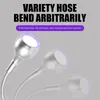 Bordslampor 395nm LED Ultraviolet Lights Clip-on Flexible Metal Tube UV Lamp USB Mini Gel Curing Light Desk för DIY Nail Arttable