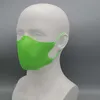 Masque adulte couleur unie jetable 3D protection à trois couches avec des masques faciaux anti-brume respirants anti-poussière en tissu soufflé à l'état fondu