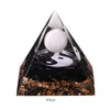 Pierres naturelles Crystal Orgonite Pyramide Amethyst Peridot Générateur d'énergie Reiki Chakra Lucky Healing Meditation Tool Home Decor 223555957