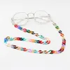 Ketten Mix Farbe Acryl Sonnenbrille hängt Anhänger Frauen Gläser Kette Riemen Brillen Schnur Maske Halter hängende Halskette LanyardChains