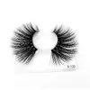 1 Para 30mm Full Strip Lashes Hurtownie Crisscross Długie Mink Rzęsy Wielokrotnego użytku Fałszywe rzęsy Rozszerzenie objętości