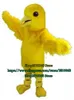 Costume de poupée de mascotte Très mignon costume de mascotte d'oiseau jaune costume publicité carnaval halloween neutre cadeau d'halloween 1092
