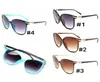 최고 품질의 고급 디자이너 선글라스 클래식 PC 프레임 해변 태양 안경 남성 여성 4 색 선택 도매 번호 4061