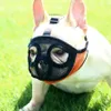 مختصرة قصيرة من الكلب Pet Dogles قابلة للتعديل Bulldog الفرنسية كمامة الكلب قناع الفم كمامة التنفس للتوقف عن الإيقاف النباح 2925
