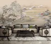 Parede Donqueação 3D Murais Wallpaper Coffee Shop Lounge Pintura de paisagem cenário da sala de estar Pintura de decoração de fundo