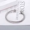 Sieraden heren dy trend armband goud charme ontwerper dames platina twisted draad armbanden hete ronde vergulde kop hennep mode veelzijdige verkopende sieraden