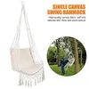 Nordic Style White Hammock Outdoor Indoor Garden Dormitory Bedroom Hanging Chair For Child Adult Swinging Single Safety Hammock3044535314