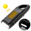 Mini Emergency LED Solar Hand Crank Dynamo Latarka do kampiny na zewnątrz