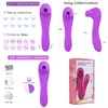 Nxy Vibrators New Women s Masturbation 10 Fréquence Sucer Vibrant G Point Bâton De Massage Charge Magnétique Honey Bean 220610