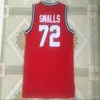 Bad Boy Notorious Big # 72 Biggie Smalls Film Basketball Jersey 100% Cousu Rouge S-XXL