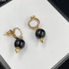 Designer 925 Silver Pin örhängen dinglar guld charm örhängen för kvinna diamantform örhänge smycken försörjning