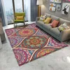 Tapijten Alfombra Non-slip Mandala-stijl kleurrijke bloemen patroon vloerkleed vloer Mat woonkamer badkamer slaapkamer tapijt decor trugscarpets