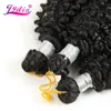 Lydia freetress syntetiskt vattenvåg 28 "3 -stycken/lot naturfärg hårförlängningar bulk virkning krok flätande hår 0618