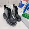 أحذية برباط للكاحل للنساء والرجال بلايز عالية الجودة مقاومة للارتداء أحذية Rainboots الفاخرة ذات الكعب المنخفض أحذية شتوية للسيدات أحذية بوتيجا للدراجات النارية