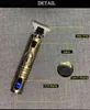 LCD Broda Hair Trimmer Clipper Bezpośrednica maszyna do obcinania fryzjera Electric Razor Men Shaver 0314