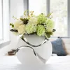 Vasos a decoração da sala de estar vaso de flor cerâmica três peça moderno estilo minimalista