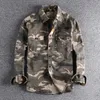 Camisas masculinas casuais camufladas camisas cargo alta qualidade durável caminhada ao ar livre 220823