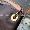 女性のトートバッグSAC ARTSY MM M40249ファッションレディーストップハンドルトートショルダーハンドバッグ財布象徴的な茶色の白いチェック防水キャンバスN41174