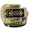 2022 Designergürtel Bb Simon Gürtel für Männer Frauen Glänzender Diamantgürtel Static Gold cintura uomo boosluxurygoods