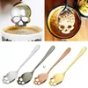 Sugar Skull Tea Spoon Suck Stainless Coffee Spoons Dessert Spoon Ice Cream Tableware Colher Kitchen Accessories ZZA13257