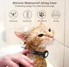 Airtag Cat Collar Bell Pet Neck Belt Holder Fibbia di sicurezza riflettente Compatibile con Apple per cani di piccola taglia Kitten Anti-Lost Regolabile