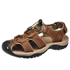 Sandálias de verão homens sapatos 2022 couro genuíno de praia masculina chinelos de praia Man Plus tamanho 38-48