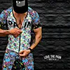 Love the Pain Man Skinsuit 트라이 애슬론 복장 여름 짧은 자전거 사이클링 저지 세트 자전거 옷 정장 Ropa Ciclsimo 220624