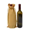 50 قطع المخملية زجاجة النبيذ أكياس الرباط هدية الحقيبة القطيفة حاملي الزفاف أصحاب الحقائب 15x36 سم الأزرق النبيذ الأحمر الكاكي