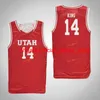 Колледж NCAA UTES Basketball Jersey 2 Sedrick Barefield 3 Donnie Tillman 5 Parker Van Dyke Custom Stitched