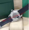 2 Stil Erkekler Beyaz Altın Yeşil Renkli Elmaslar Çerçeve 40mm Kauçuk Bilezik 116759 Siyah Kadran Otomatik Moda Erkek Saatleri Safir Cam Bilek Saati