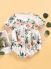 Baby Girl Flower Bow Commpsuit Ona