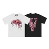 シリーズYoungboy Lightning Big Vプリント緩いストリートファッション半袖Tシャツ夏