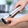 Stainless Steel Pepper Grinder Manual Mill for Salt Pepper Rice Herbs Spice Creative Ceramic burr Mills for Kitchen Cooking 220727