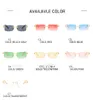 Sommarsolglassdesigner Solglas￶gon f￶r kvinnor m￤n sport runt solskade Rimless Square Beach Gentle Sun Glasses unisex ￶verdimensionerade Gafas Lunettes de Soleil