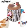 Peluche chien formation chasse jouet interactif chien nourriture Puzzle jouets gamelle pour ingestion lente reniflant formation Iq traiter distributeur couineur 228011529