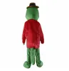 Costume de mascotte Crocodile Alligator vert, ensemble d'accessoires de déguisement, kits de costumes d'halloween, fête d'anniversaire