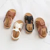 Sandales tissées pour enfants été mode garçons chaussures décontractées bout ouvert doux petites filles chaussures de plage pour tout-petit bébé 220524