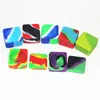 Silicon Container box 37ml Big Square Silicone Jars Dab Wax Vaporizer Container For Glass Water Pipes