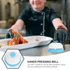 Andra evenemangsfestleveranser Reception Bell Simple Service Hands Pressing For Store Home Restaurant Other