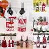 New Christmas Wine Bottle Cover Merry Christmas Decor For Home Christmas Ornaments Xmas Gift Happy New Year 2022 DHL Fast Shipping F0519W07