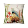 Cushion/Decorative Pillow Abstract Ink Bird Printed Pillowcase Love Art Cushion Decorative Home Decor Sofa Throw Pillows 45 45cmCushion/Deco