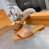 Pantofper odżywczy płaski muły buty mężczyźni kobiety zjeżdżalnia sandały projektant czarny różowy pomarańczowy złoto srebrny niebieski nabrzeże brązowy biały