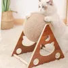 Jouet pour chat Interactive Cat Scratcher Board Kitten Sisal Rope Ball Scratch Paws Pet Meulage Gratter Chats Pour Scratcher Jouets 220423