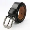 Belts Trend Retro Men Belt High Quality Alloy Pin Buckle Solid Color Business Affairs Casual 120 CmBelts