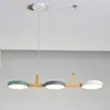 Lampes suspendues Moderne Nordique En Bois En Bois Designer Lampe Lustres Pour El Salon ChambrePendant