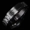 Black Men's Mechanical Watch 40mm Fully Automatic Winding Luxury Super Ice Blue Luminous 300 Waterproof Watch